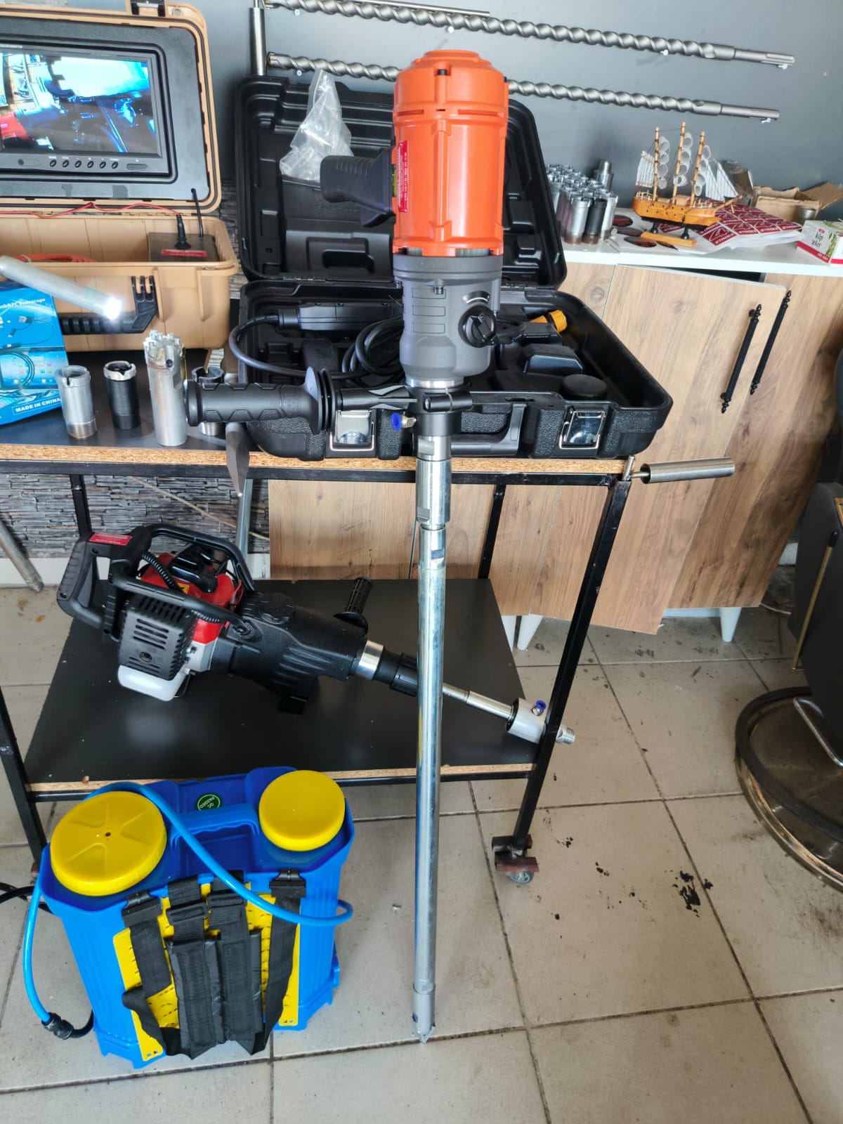 Elektrikli Karot El Sondaj Makinası 1950 Watt